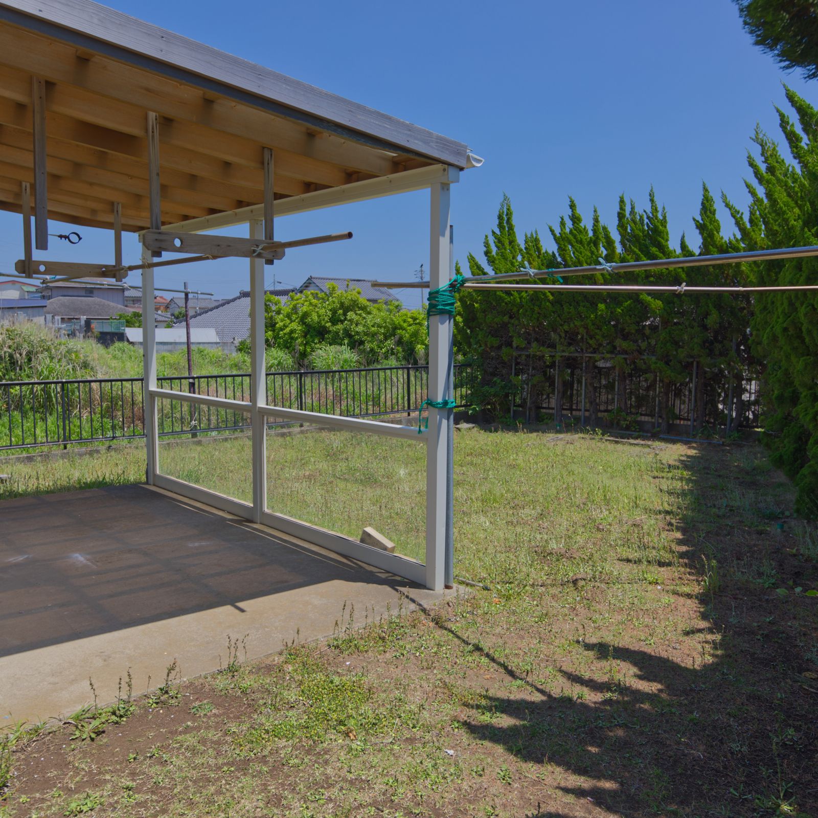 RESORT の屋根つきBBQ場所